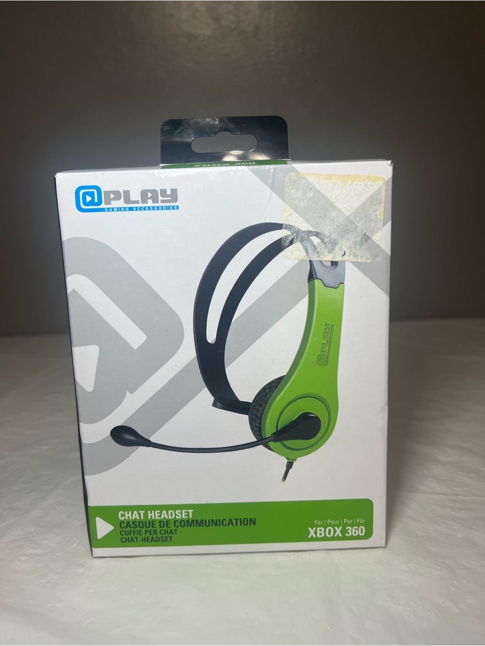 @PLAY Wired Chat Headset Green/Black for Xbox 360 - Untested w/ Box